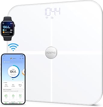 RENPHO Báscula digital de baño Bluetooth